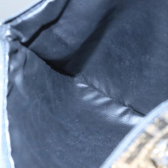 FENDI Zucca Canvas Pouch Gold Auth 102385 - Picture 15 of 15